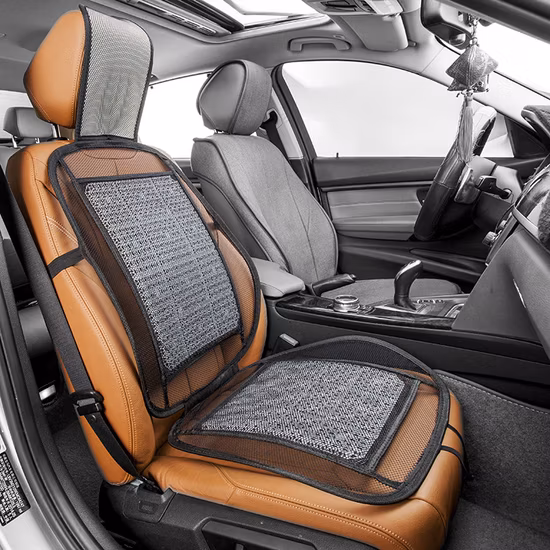 나무 구슬 어린이용 카시트 방석 요추 부목