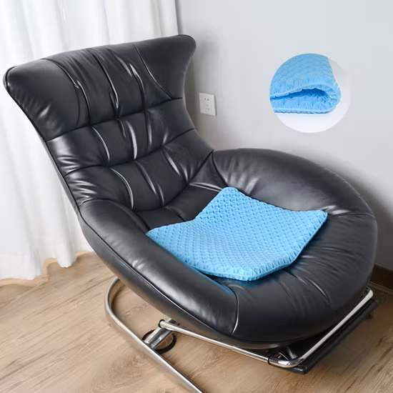 2022 베스트 셀러 3D 사무실 사용 압력 통증 완화를위한 젤 시트 쿠션 통기성 냉각 자동차 시트 쿠션